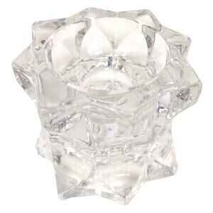 MIKASA Sparkling Star Candle Stick Votive Holder Replacement Heavy Lead Crystal